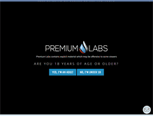 Tablet Screenshot of premiumlabs.com